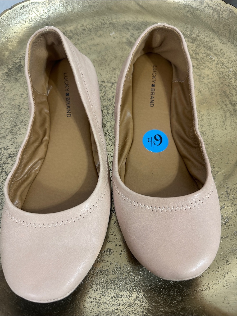 Lucky Brand Ballet Flats in Pale Pink